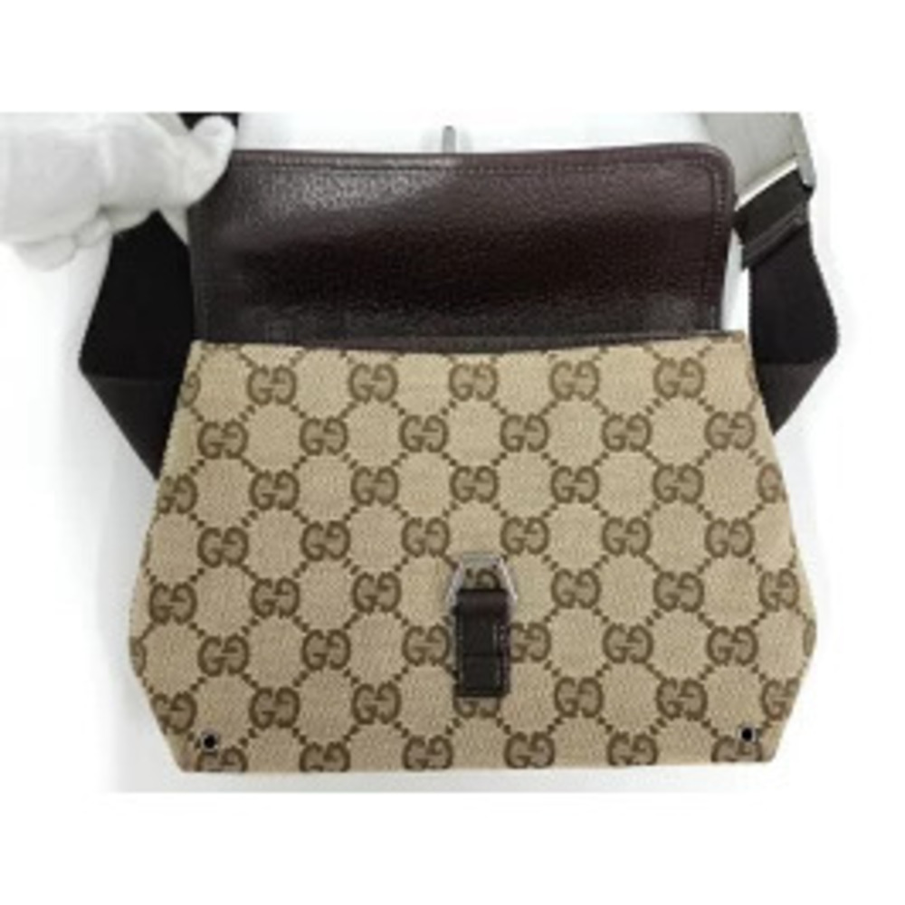 GUCCI waist bag GG canvas leather - Picture 8 of 9